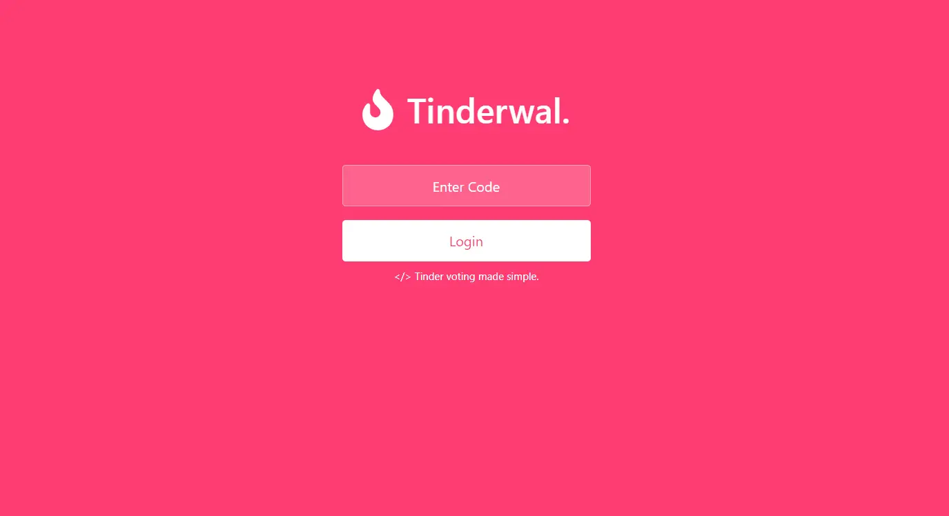 Tinderwal